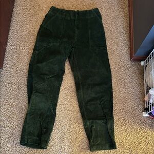 Pact Dark Green Corduroy Pants